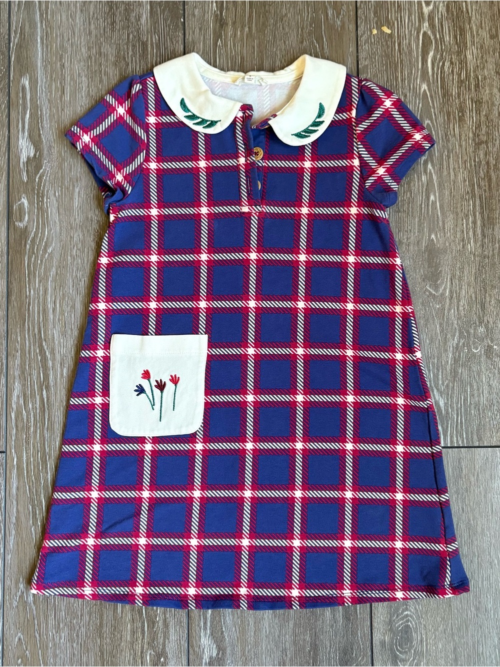 Finding Foxtails, Plaid and Wildflowers Dress